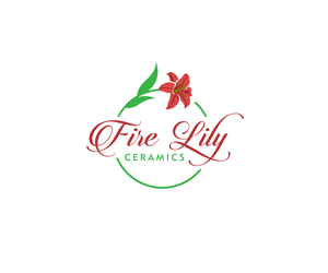 Logo Design by ecorokerz for Fire Lily Ceramics | Design: #30525998