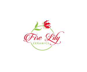 Logo Design by ecorokerz for Fire Lily Ceramics | Design: #30533752