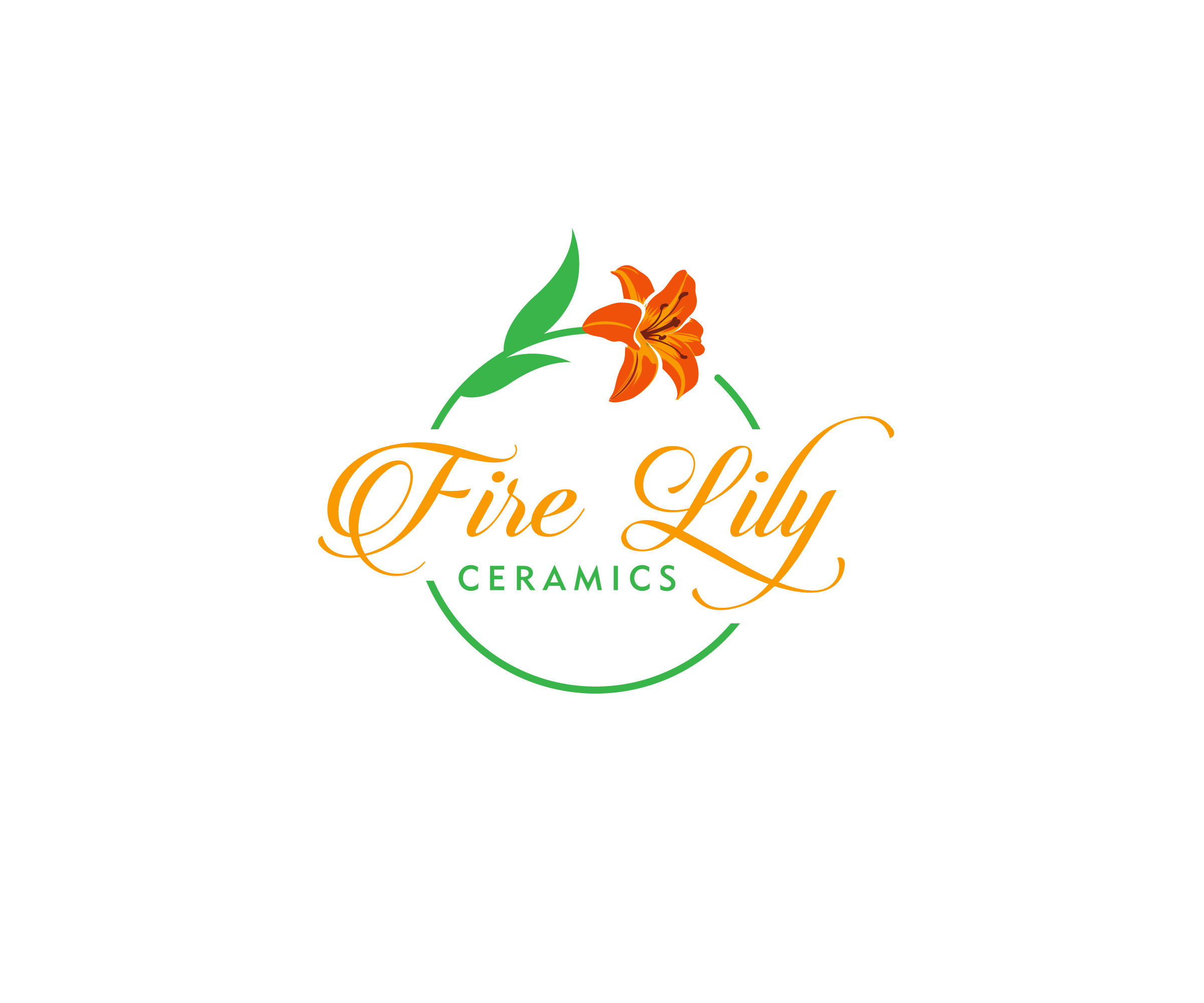 Logo Design by ecorokerz for Fire Lily Ceramics | Design #30541499