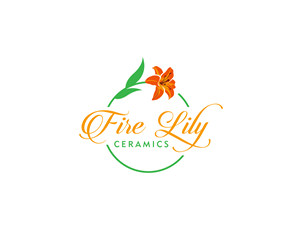 Logo Design by ecorokerz for Fire Lily Ceramics | Design: #30541499