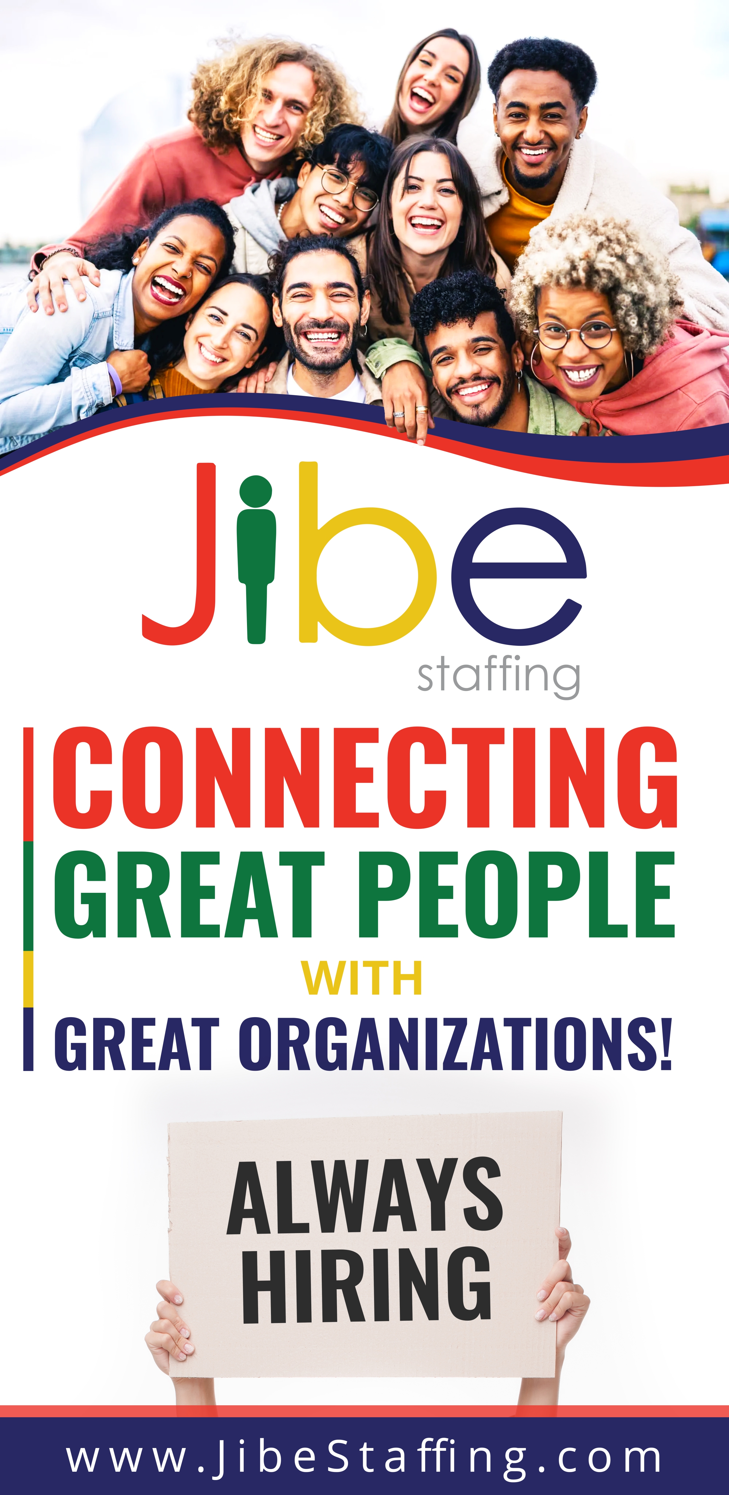 Advertisement Design by Hristo Itchov for Jibe Staffing | Design #30588806