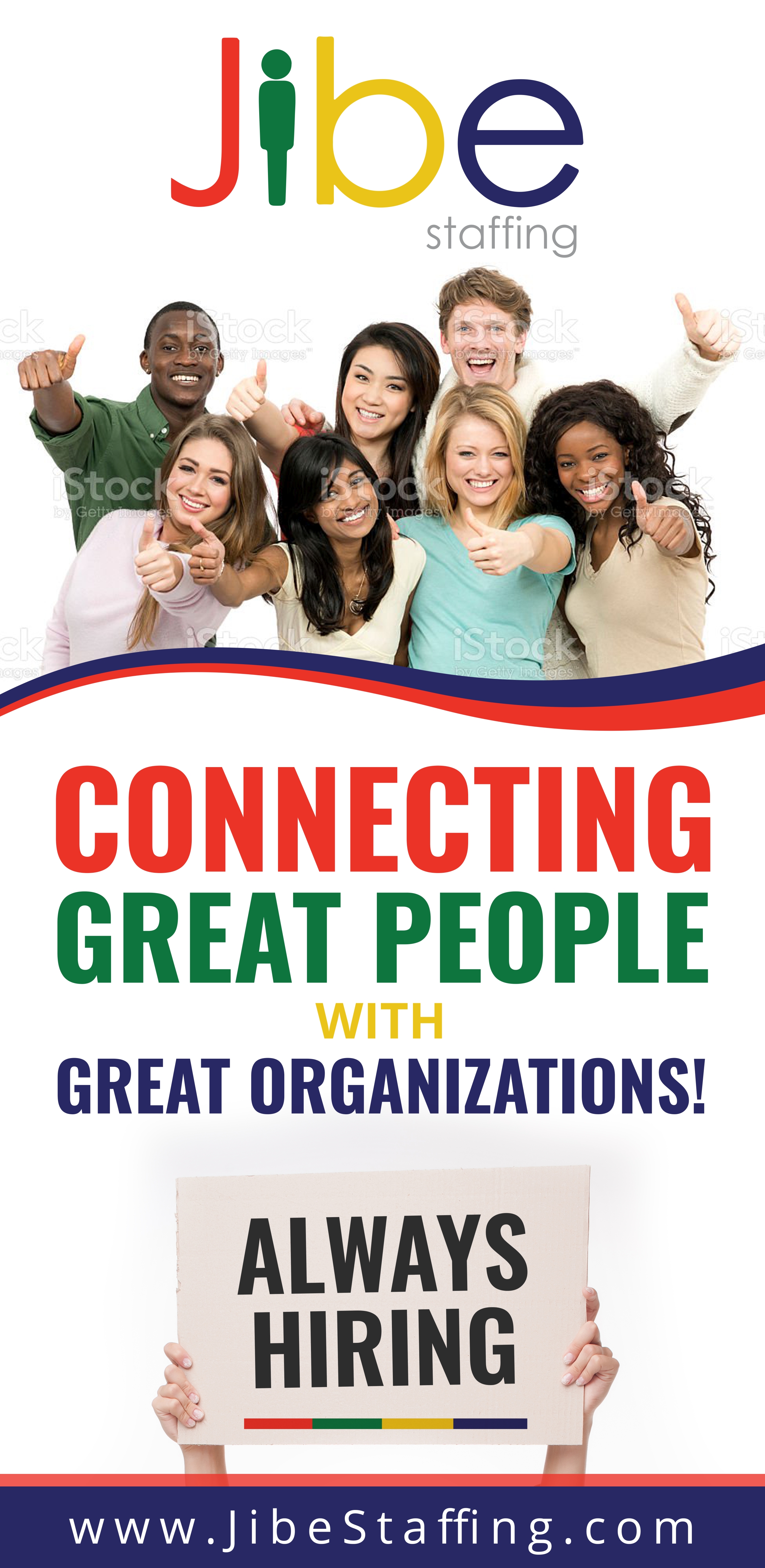 Advertisement Design by Hristo Itchov for Jibe Staffing | Design #30597006