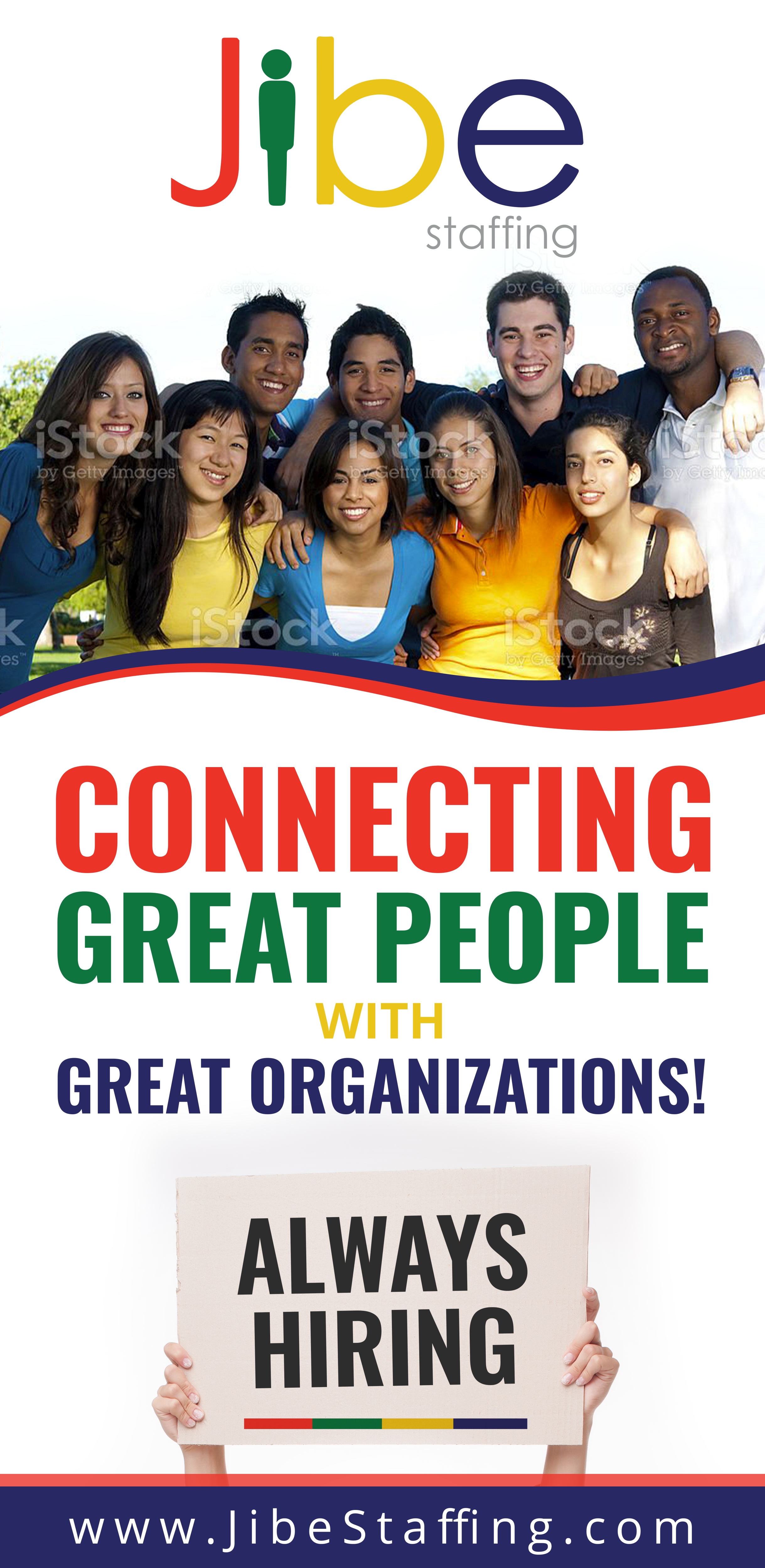 Advertisement Design by Hristo Itchov for Jibe Staffing | Design #30597038