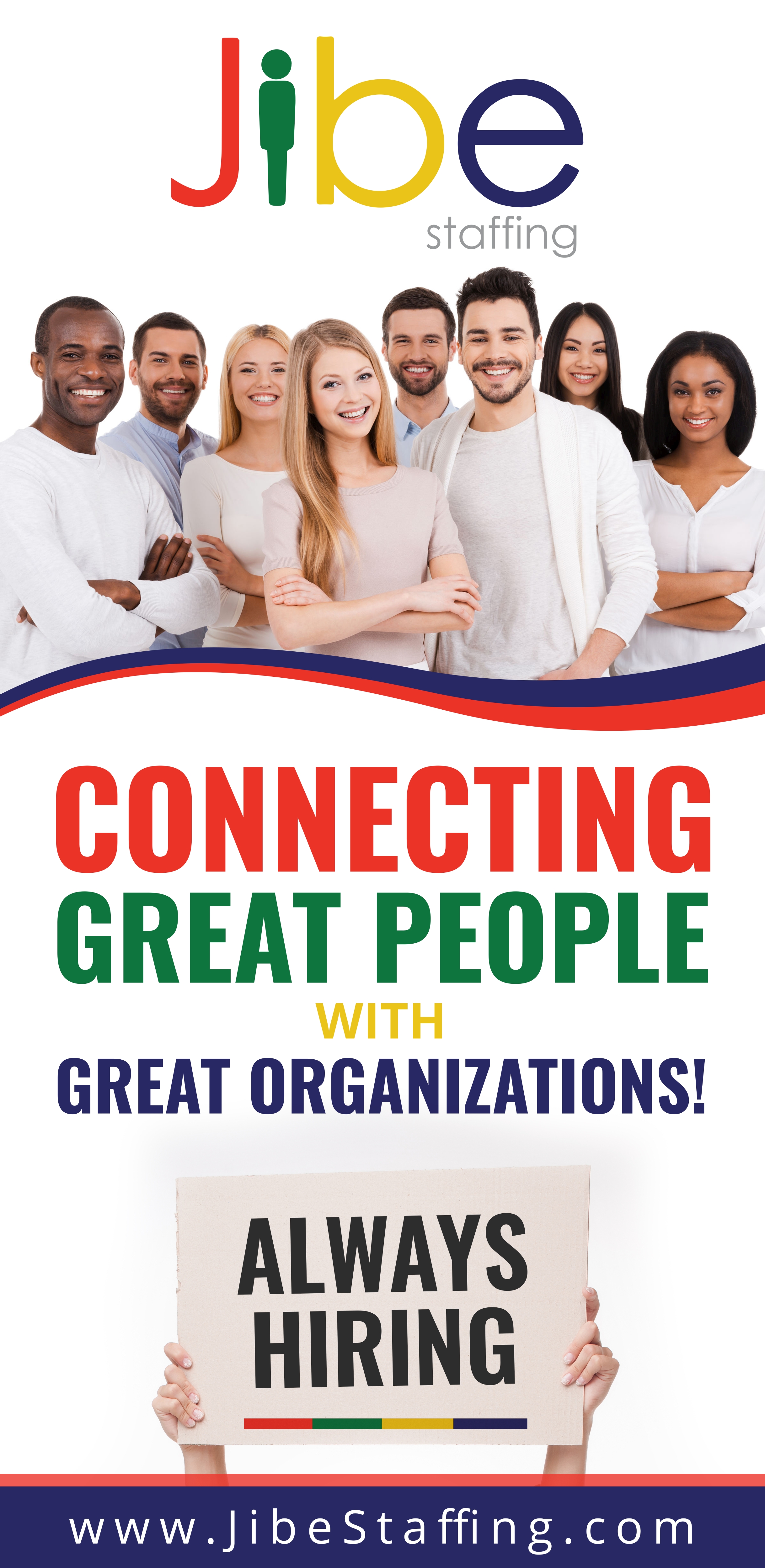 Advertisement Design by Hristo Itchov for Jibe Staffing | Design #30620176