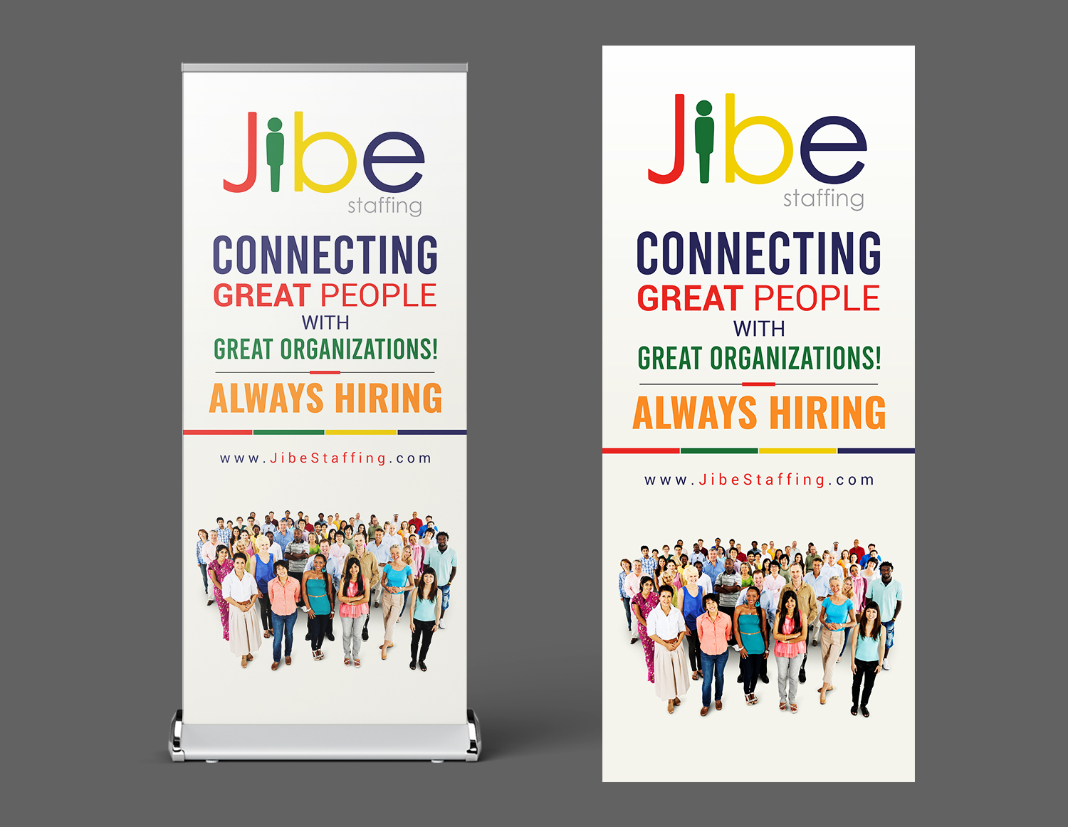 Diseño Publicitario por ecorokerz para Jibe Staffing | Diseño #30591280