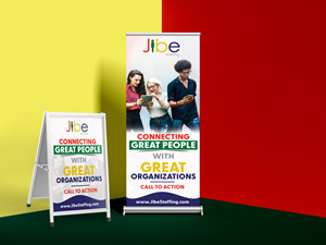 Werbe-Design von Prism Graphics für Jibe Staffing | Design #30532483