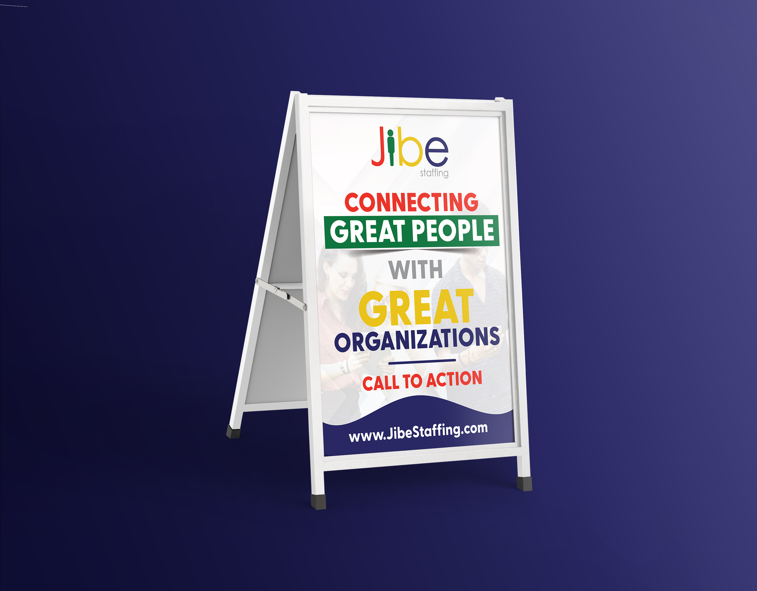 Advertisement Design by Fusionex Studio for Jibe Staffing | Design #30532484