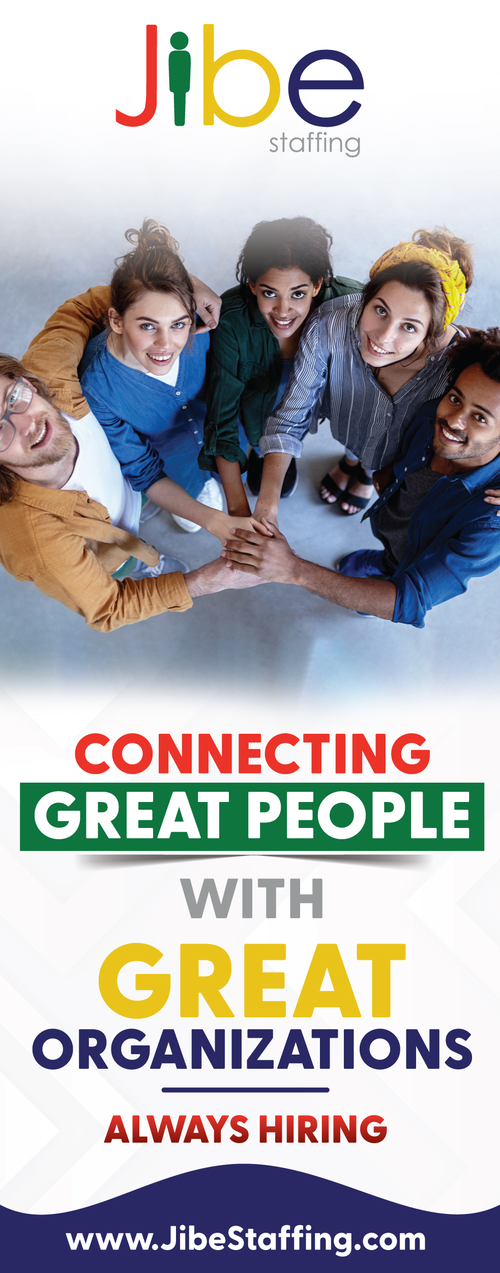 Advertisement Design by Fusionex Studio for Jibe Staffing | Design #30589175