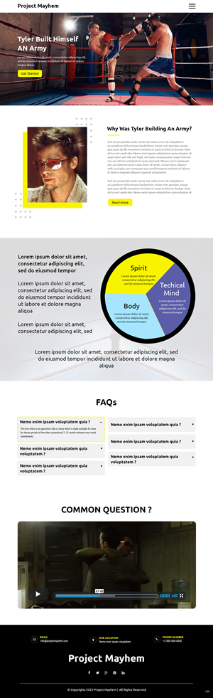 Web Design par pb pour ce projet | Design : #30537538