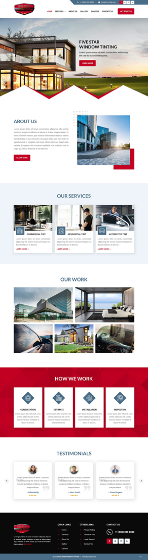 Web Design by pb for ONEELEVEN | Design: #30526988