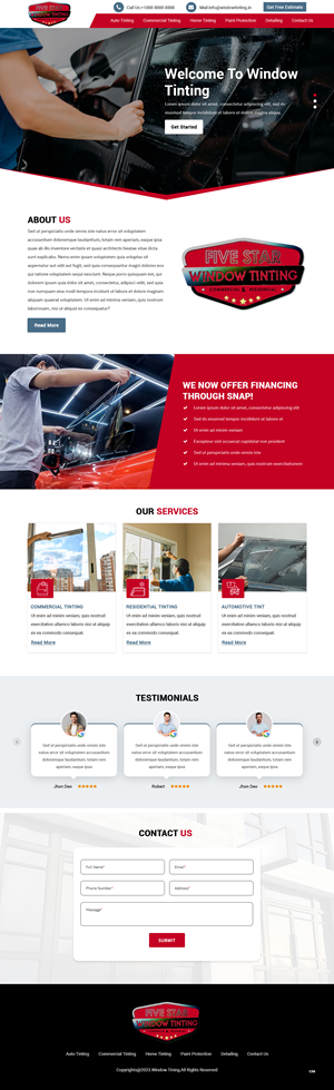 Web Design by pb for ONEELEVEN | Design: #30526993
