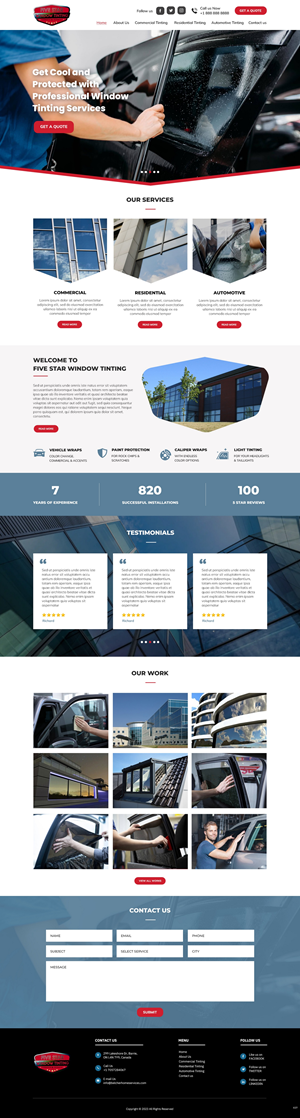 Web Design by pb for ONEELEVEN | Design: #30527006