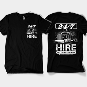 Design de T-shirt par Rheanza pour 24/7 Hire  | Design : #30548268