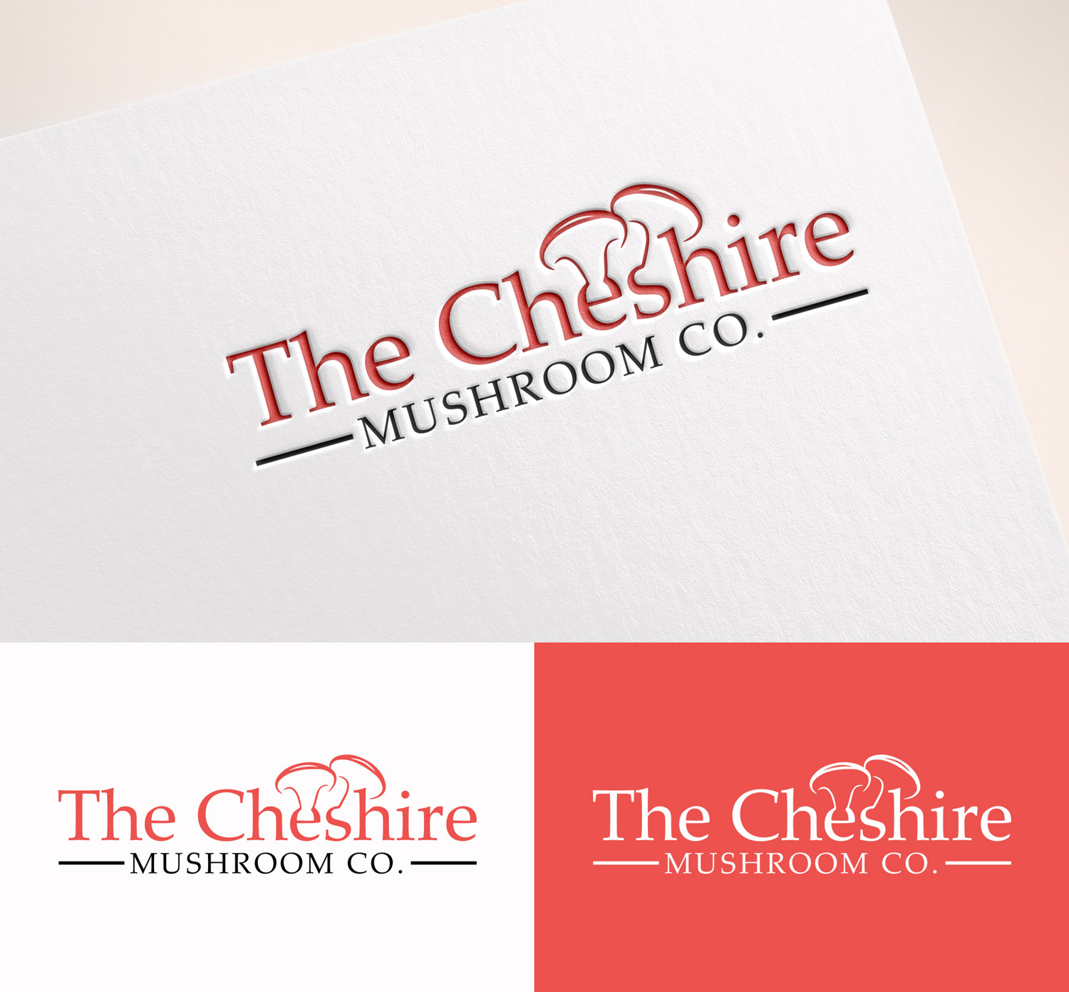 Logo Design by M Art & Design for The Cheshire Mushroom Co. | Design #30536696