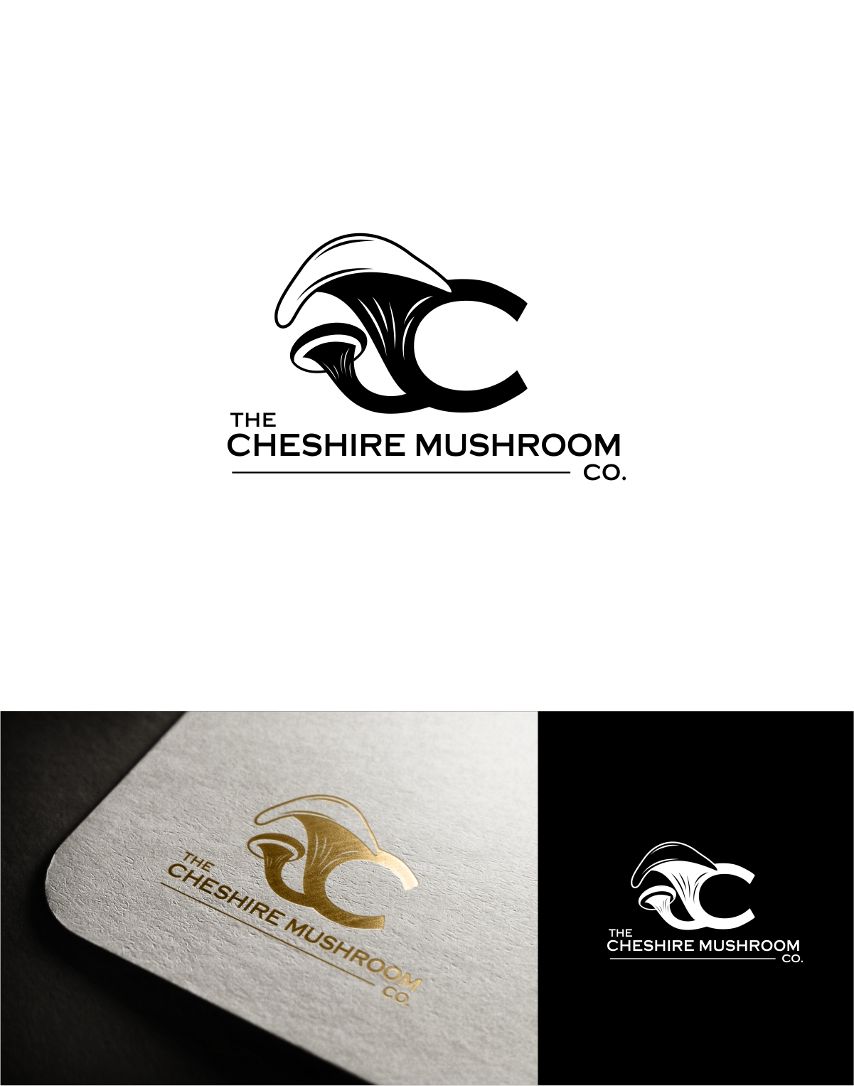Logo Design by Eppeok for The Cheshire Mushroom Co. | Design #30554720