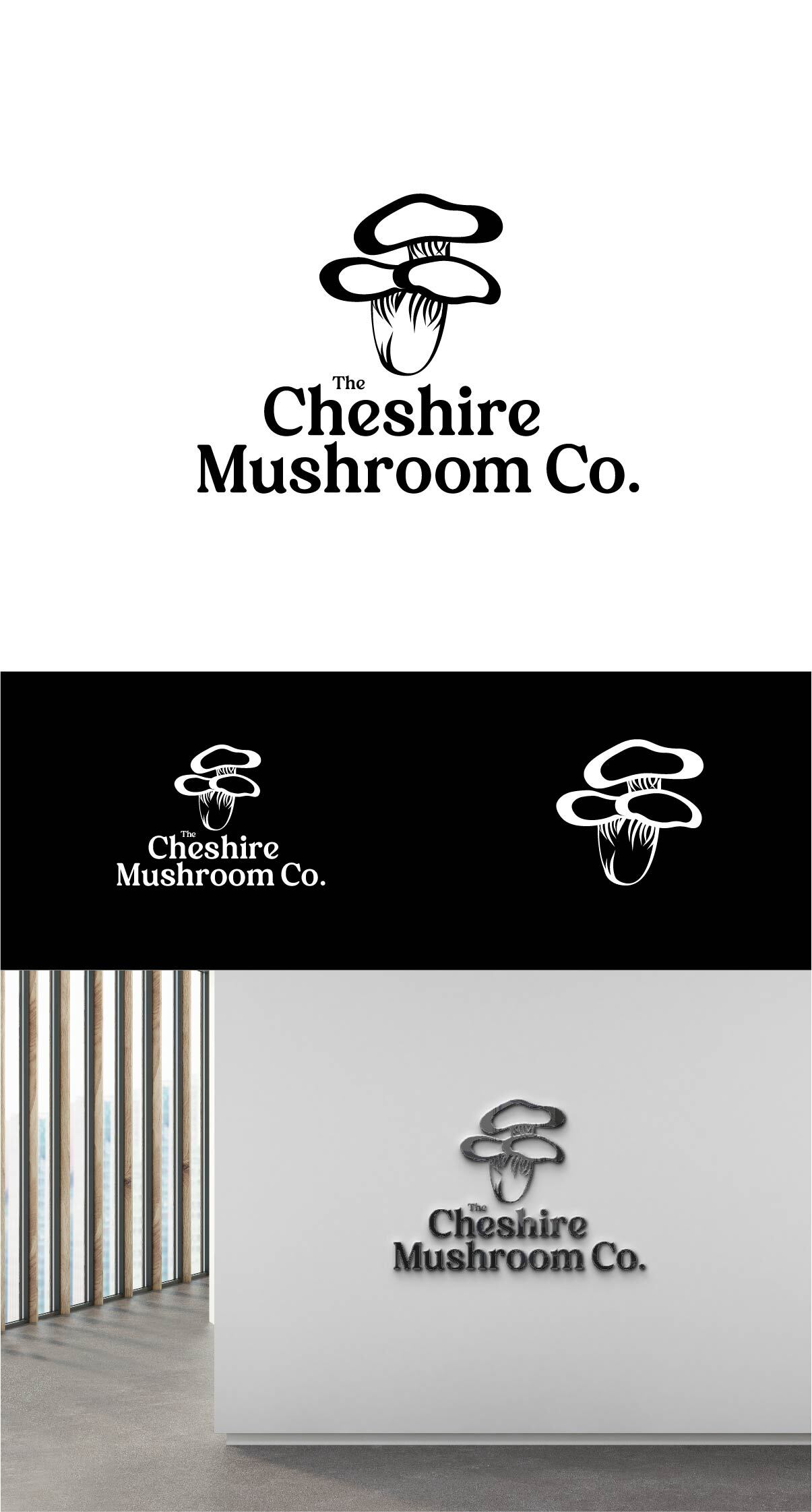 Logo Design by Eppeok for The Cheshire Mushroom Co. | Design #30554725