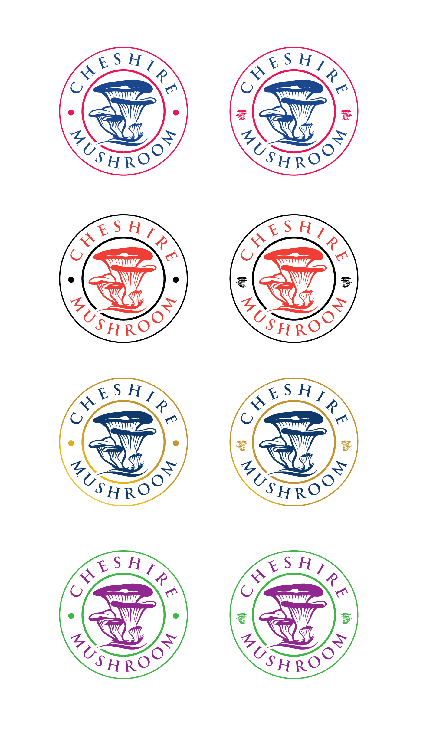Logo Design by step forward 2 for The Cheshire Mushroom Co. | Design #30558843