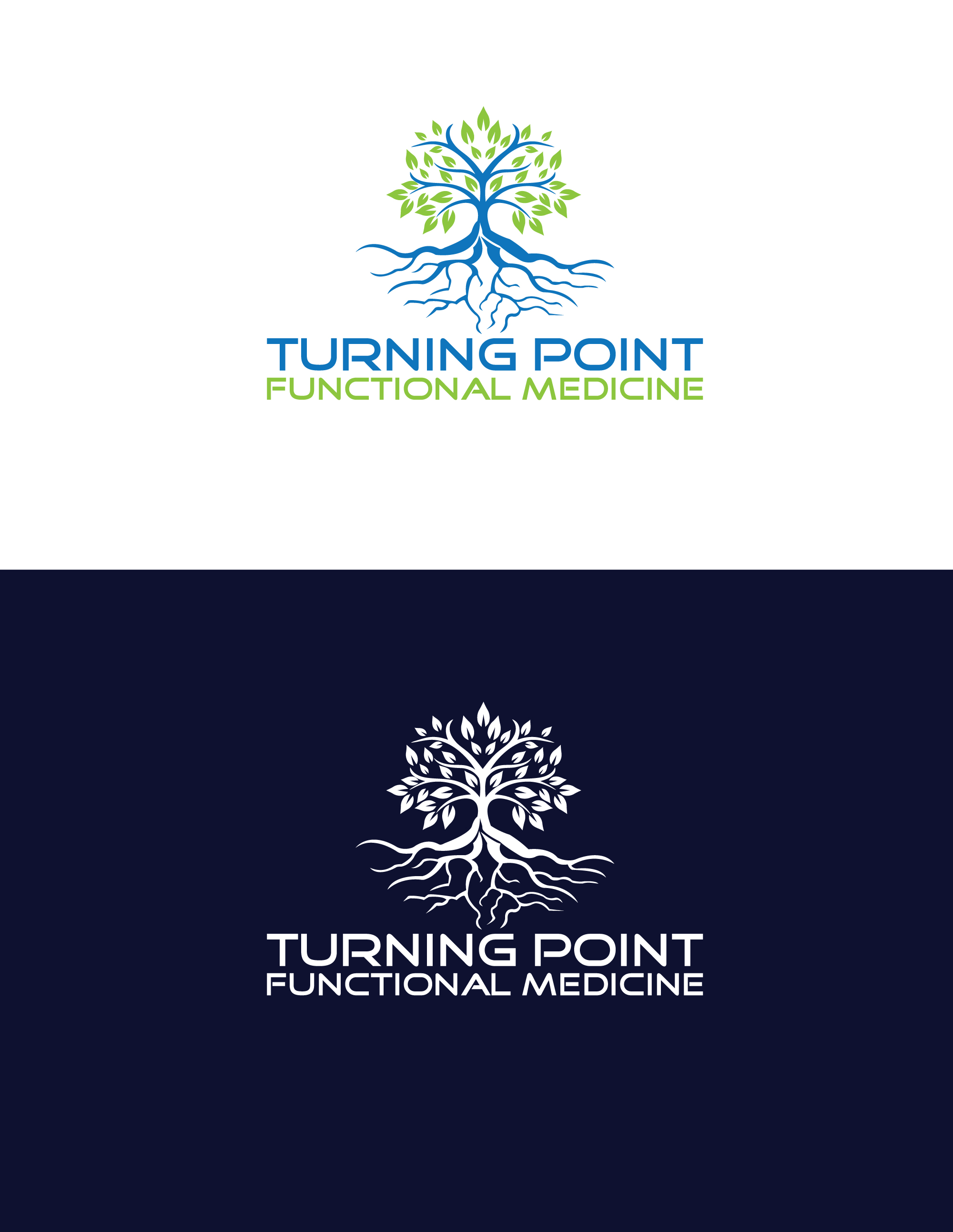 Logo Design by MHP Graphics House for Turning Point Functional Medicine | Design #30570549