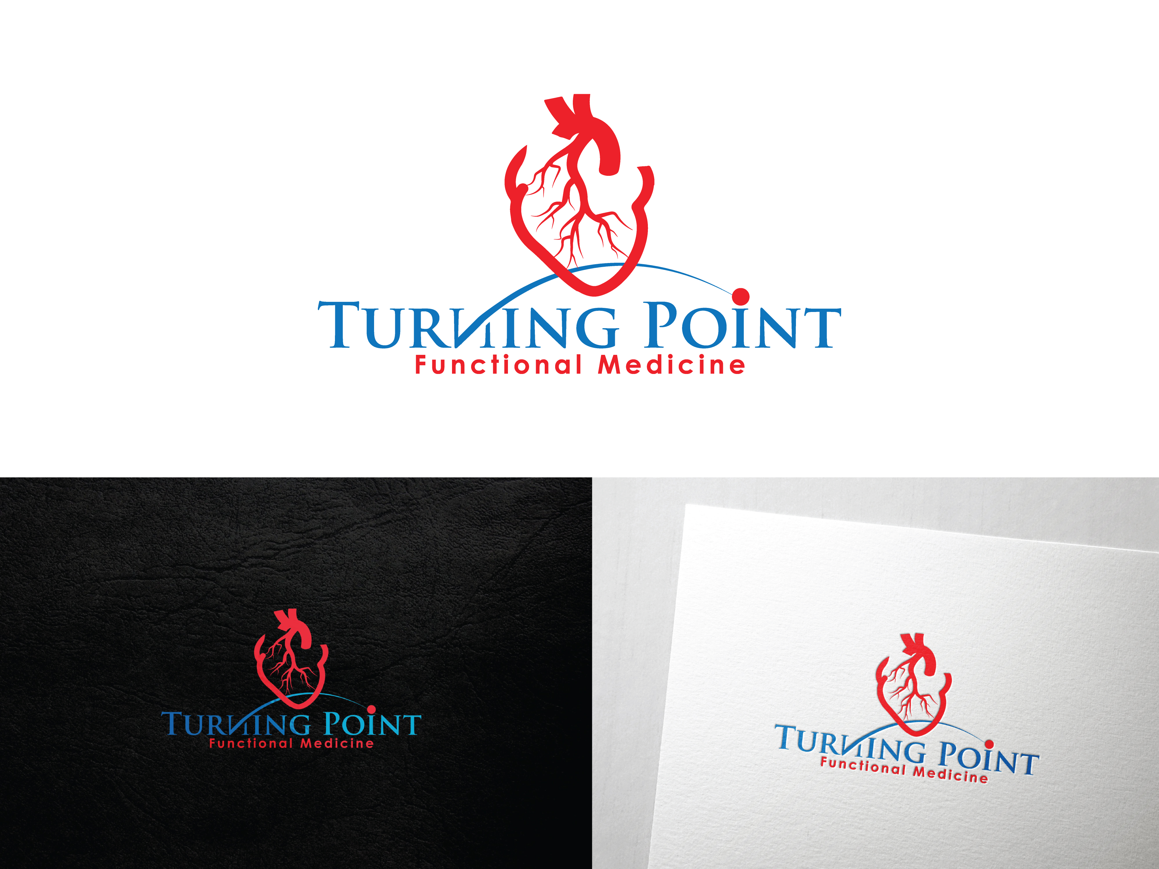 Logo Design by Hieroglyphics for Turning Point Functional Medicine | Design #30535137