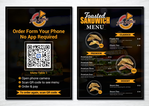 Menu Design by artbitin