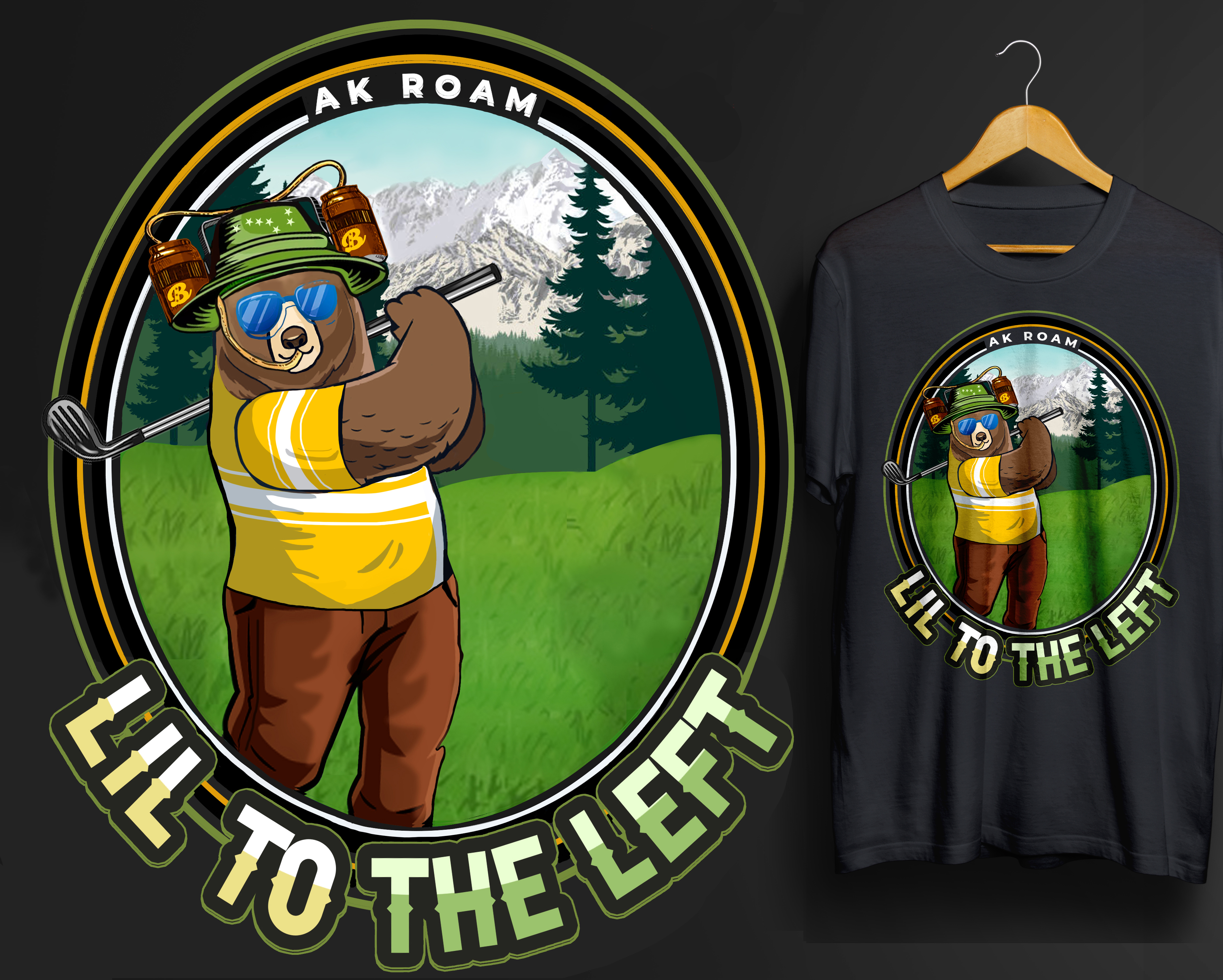 T-shirt Design by Md. Humayun for AK ROAM | Design #30770391