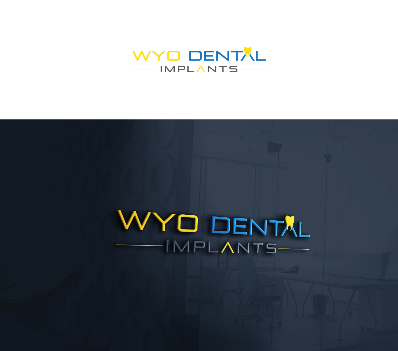 Logo Design by Krithik_Branding for Wyo Dental Implants | Design #30569263