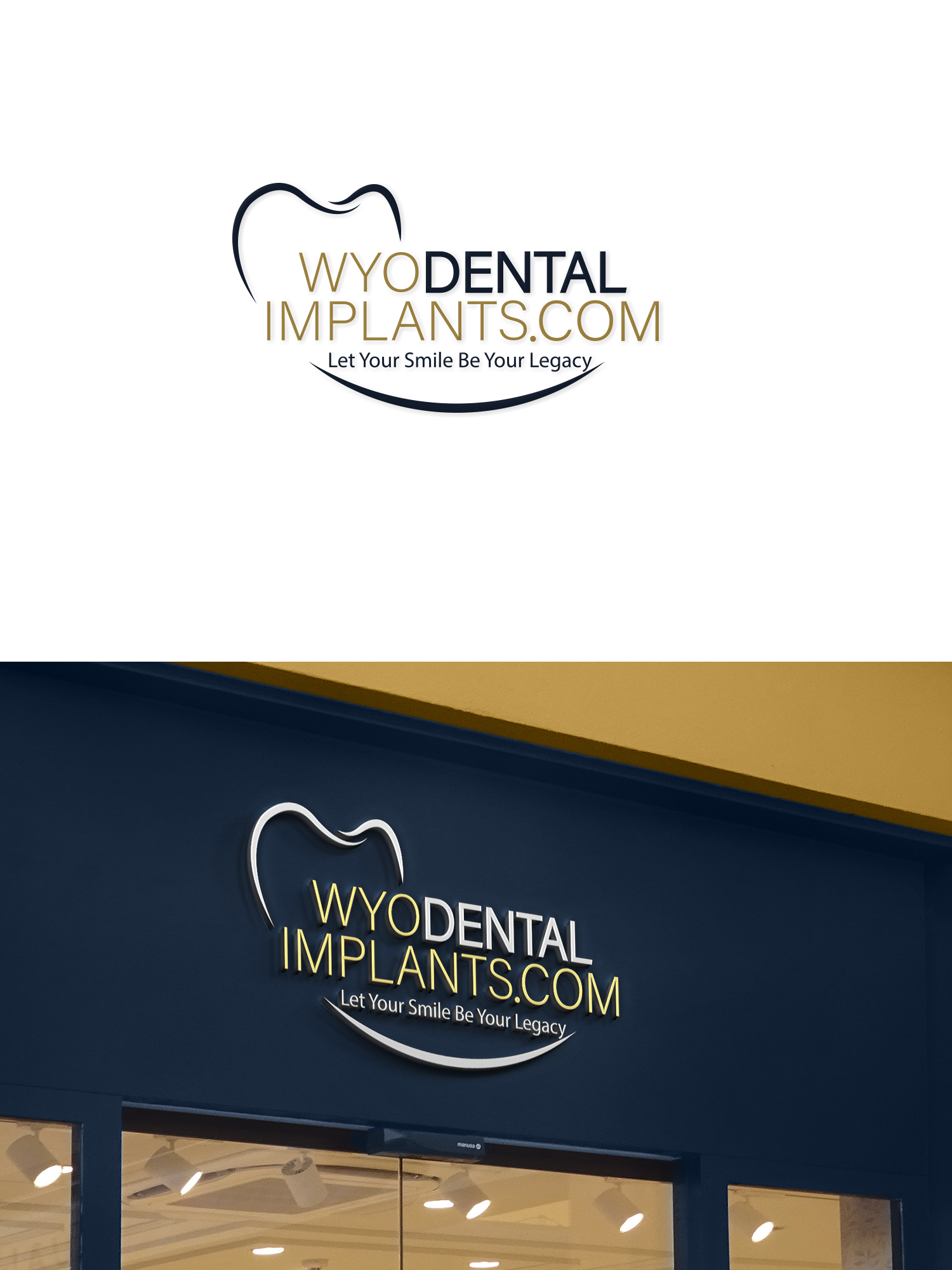 Logo Design by MHF for Wyo Dental Implants | Design #30578684