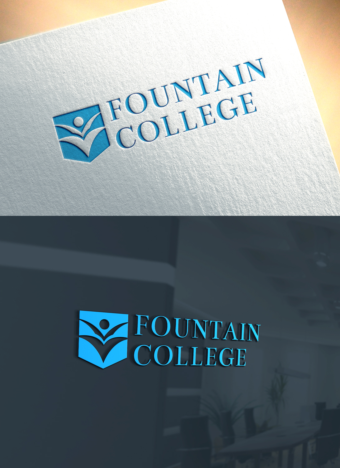 Logo-Design von RaKu 2 für Fountain College | Design #30621800