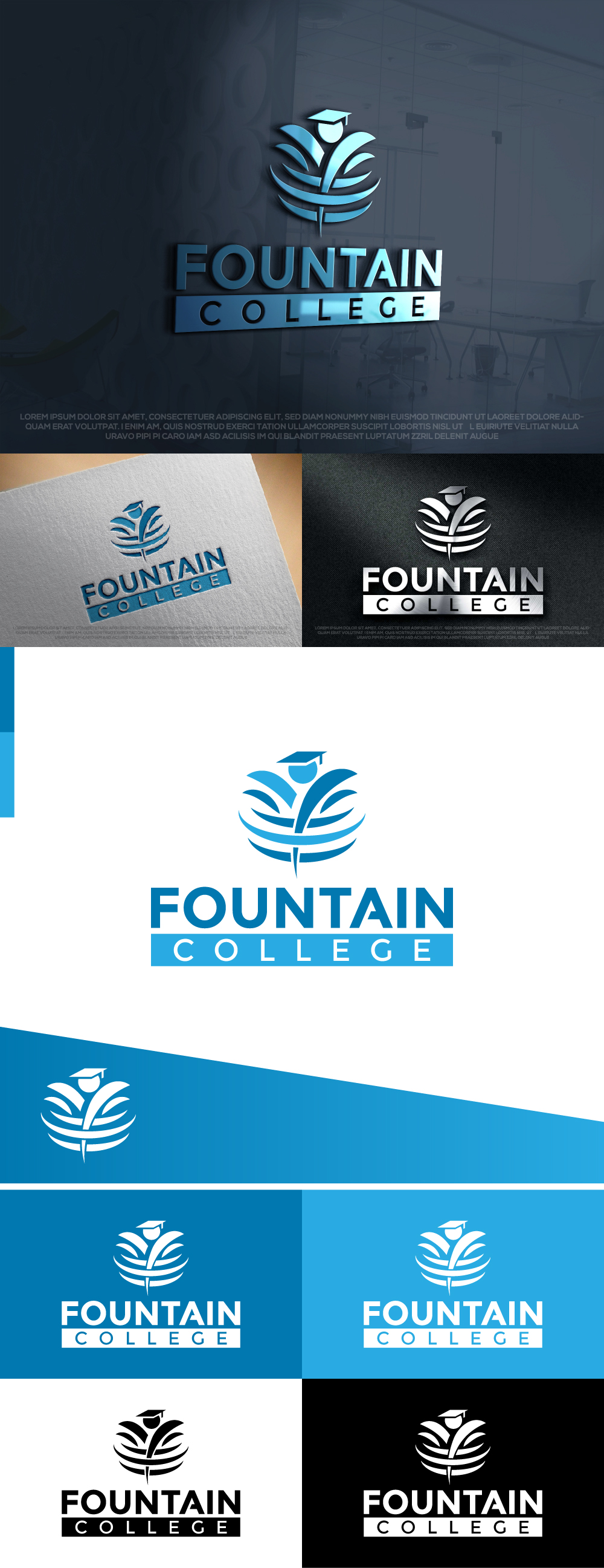 Logo-Design von AlphabetZero.co.uk für Fountain College | Design #30559556