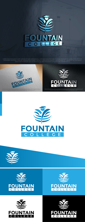 Logo-Design von Ayub Zafar für Fountain College | Design: #30559556