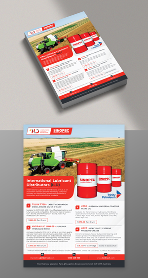 Design de Flyer par KreativeMadz pour ILD-SINOPEC | Design : #30544489