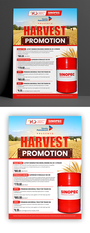 Design de Flyer par debdesign pour ILD-SINOPEC | Design : #30540975