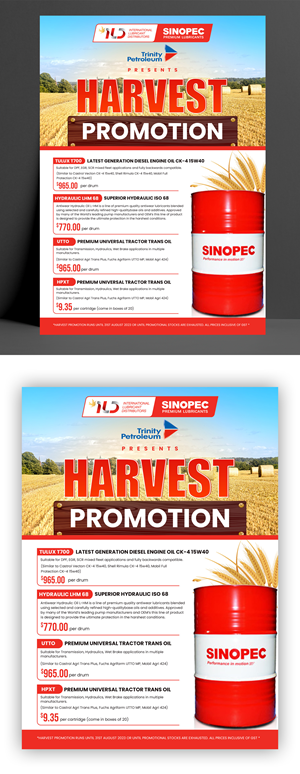 Design de Flyer par debdesign pour ILD-SINOPEC | Design : #30540990