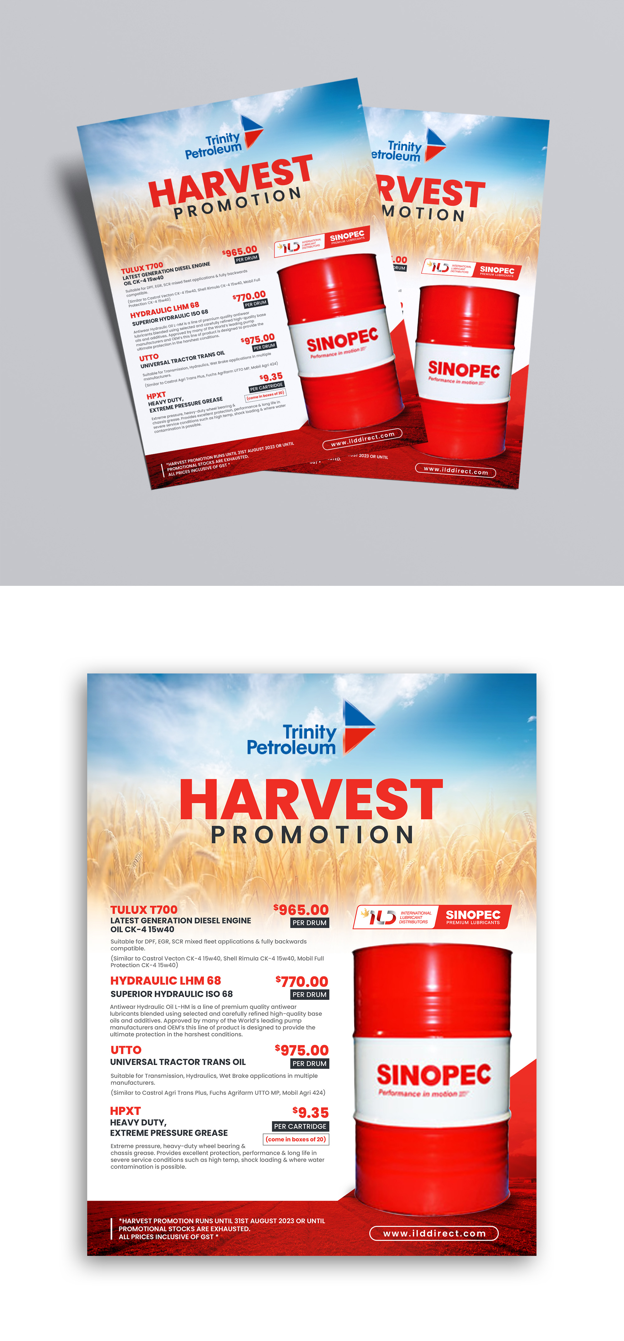 Design de Flyer par debdesign pour ILD-SINOPEC | Design #30546135