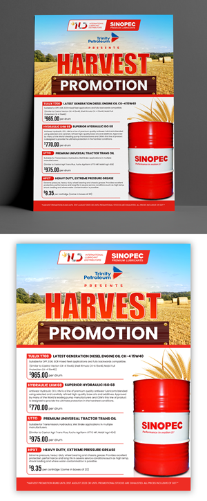 Design de Flyer par debdesign pour ILD-SINOPEC | Design : #30546980