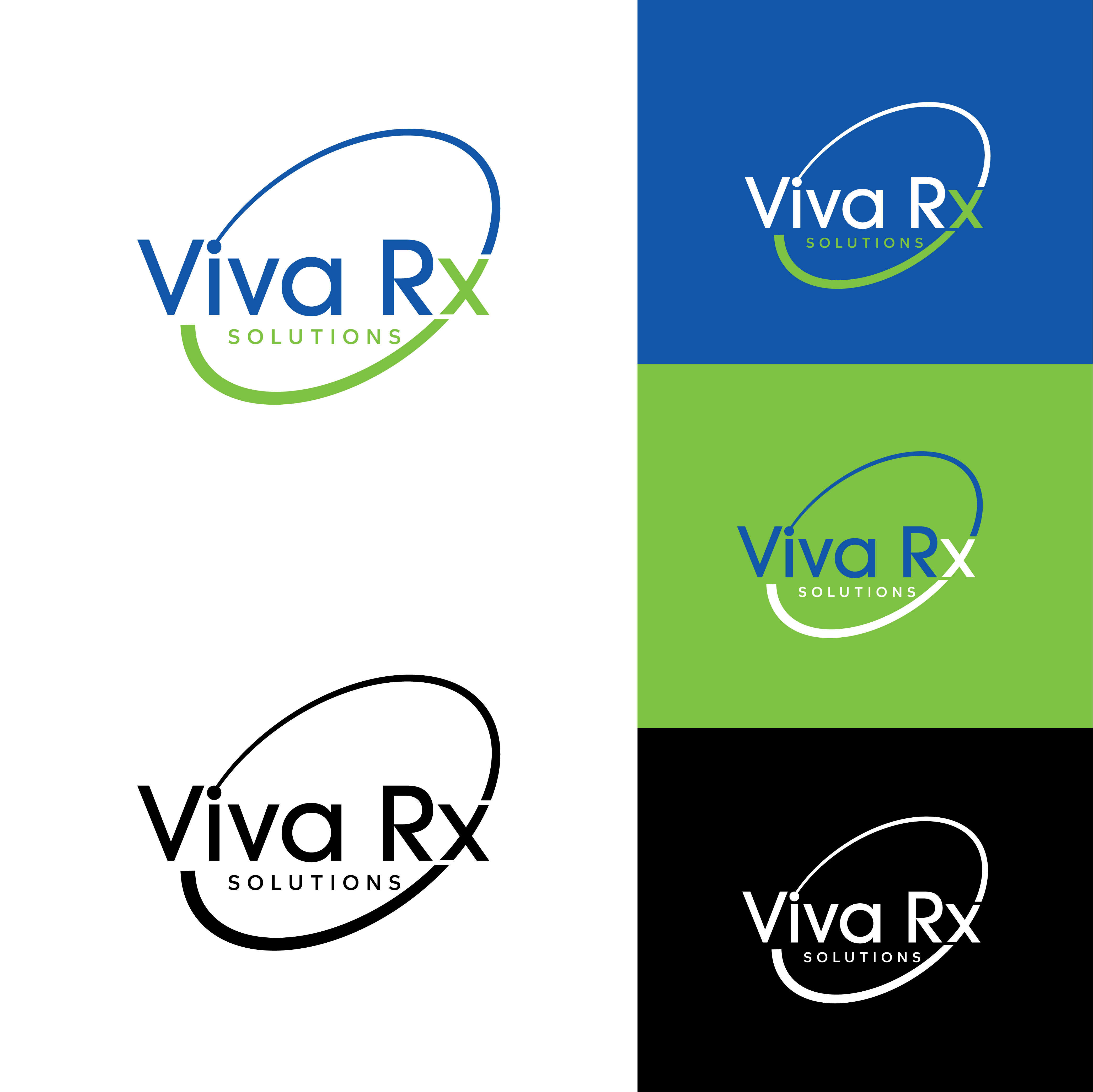 Logo Design by Ellon for Viva Rx Solutions | Design #30574547