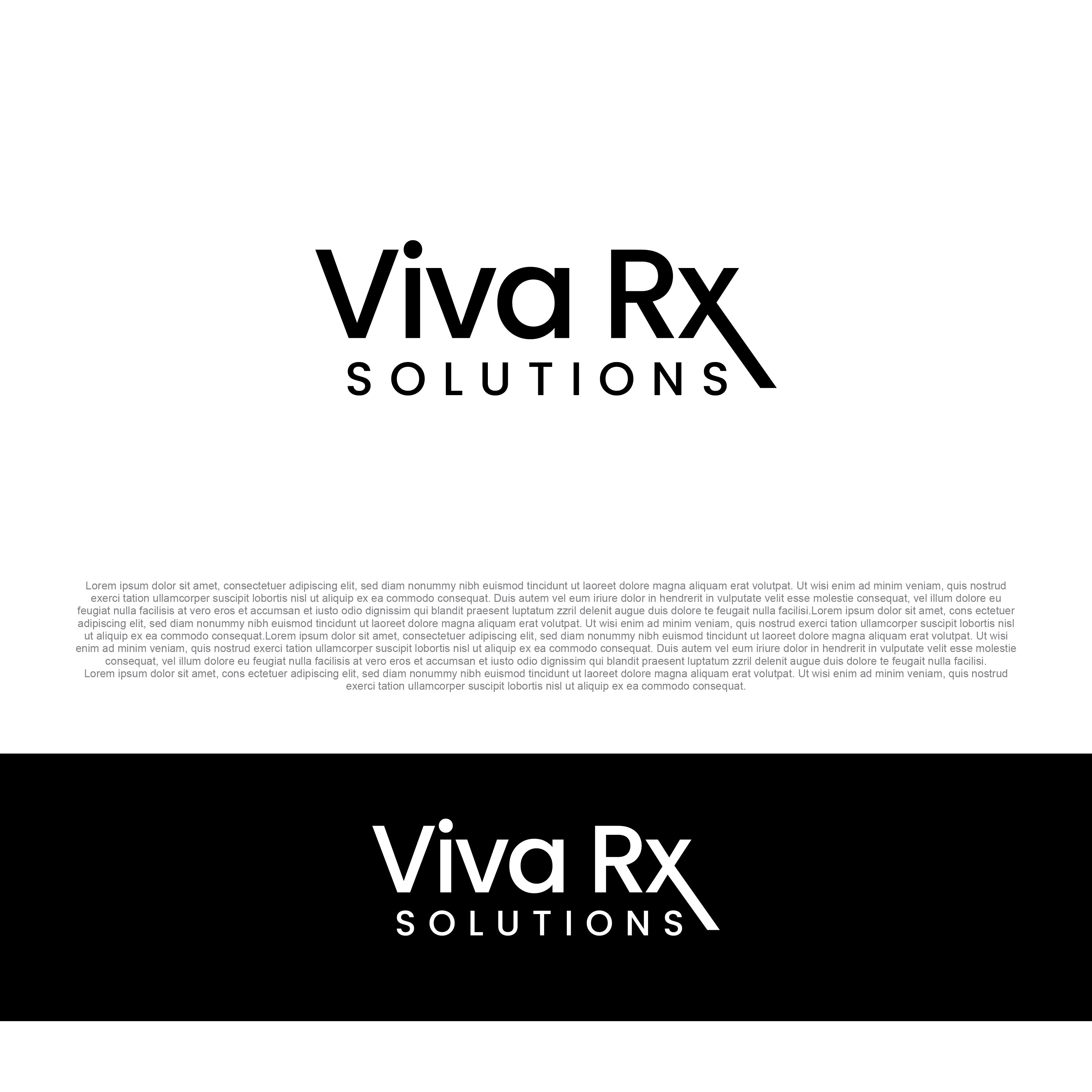 Logo Design by Ali.Adnan for Viva Rx Solutions | Design #30586652