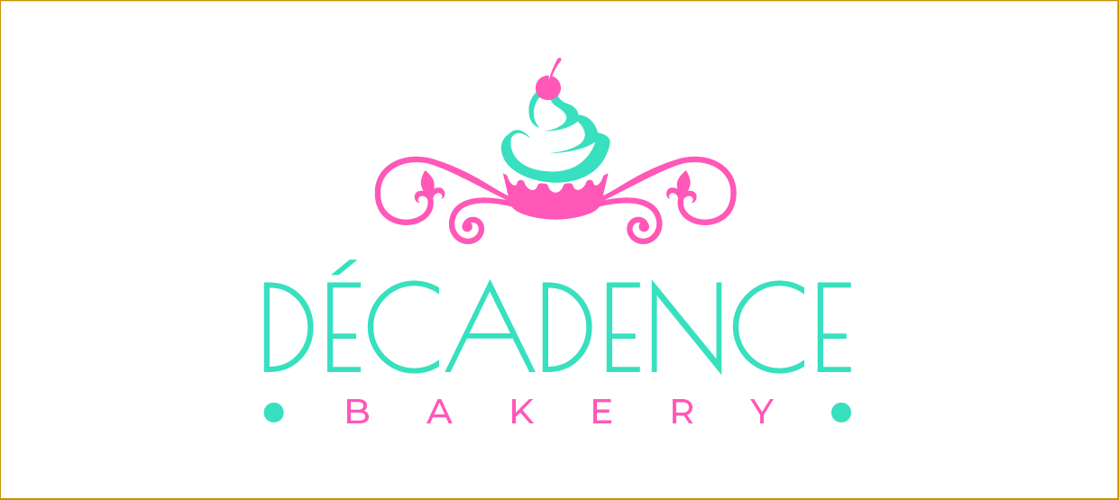 Logo Design for Décadence Bakery by Mireille10 | Design #30589002