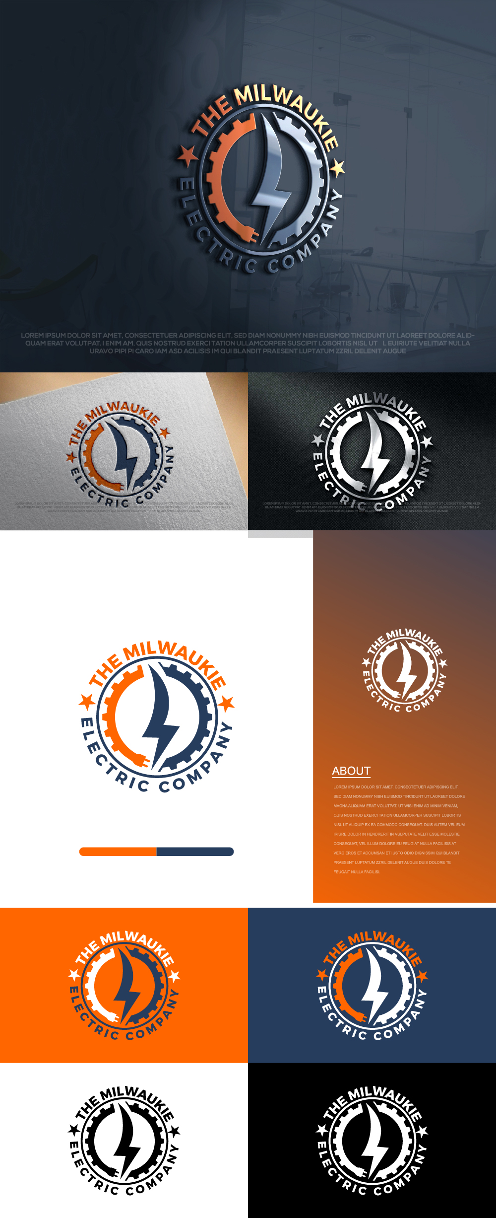 Logo Design by AyubZafar.com for Milwaukie Electric | Design #30566489