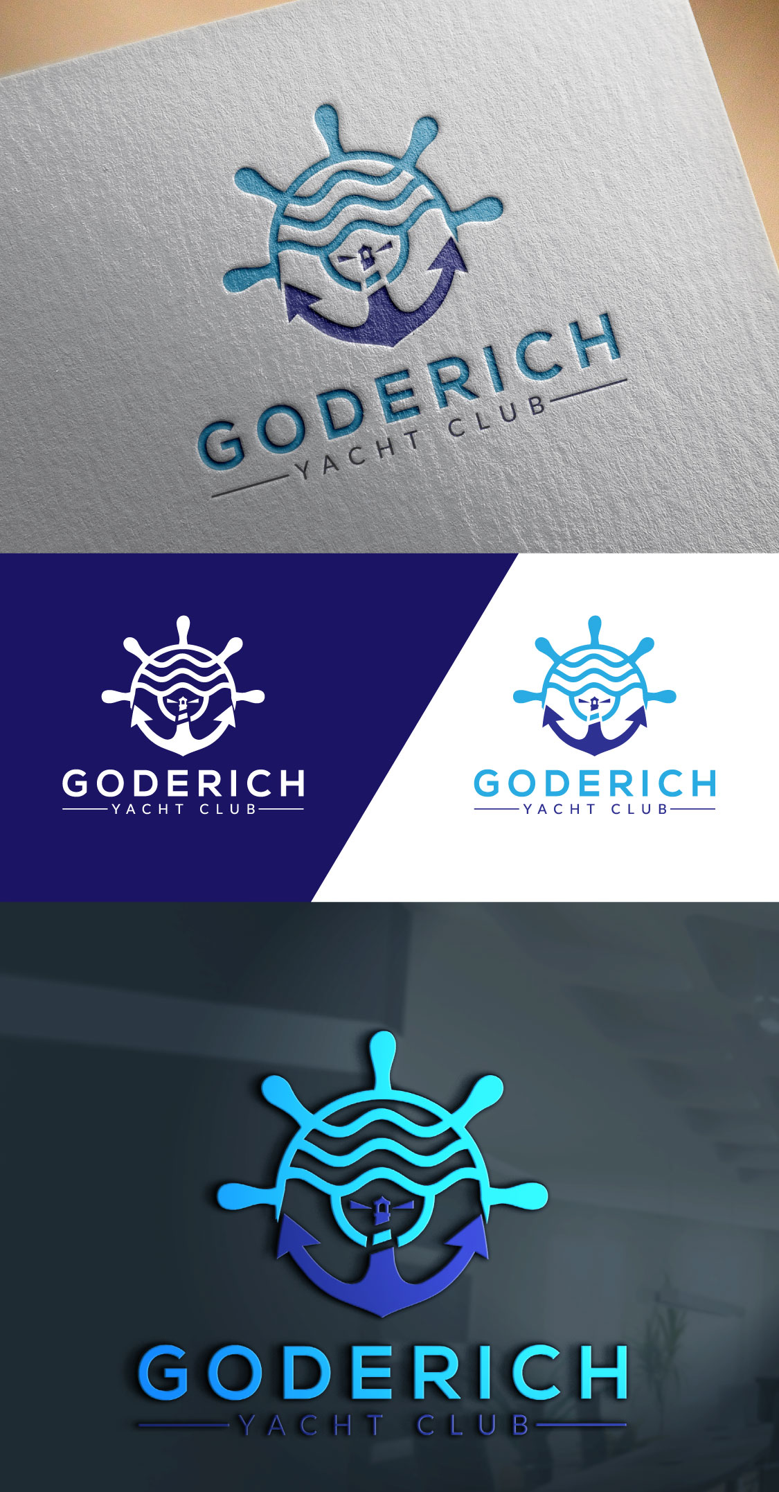 Logo Design by amran mollaa for Goderich Yacht Club | Design #30553571