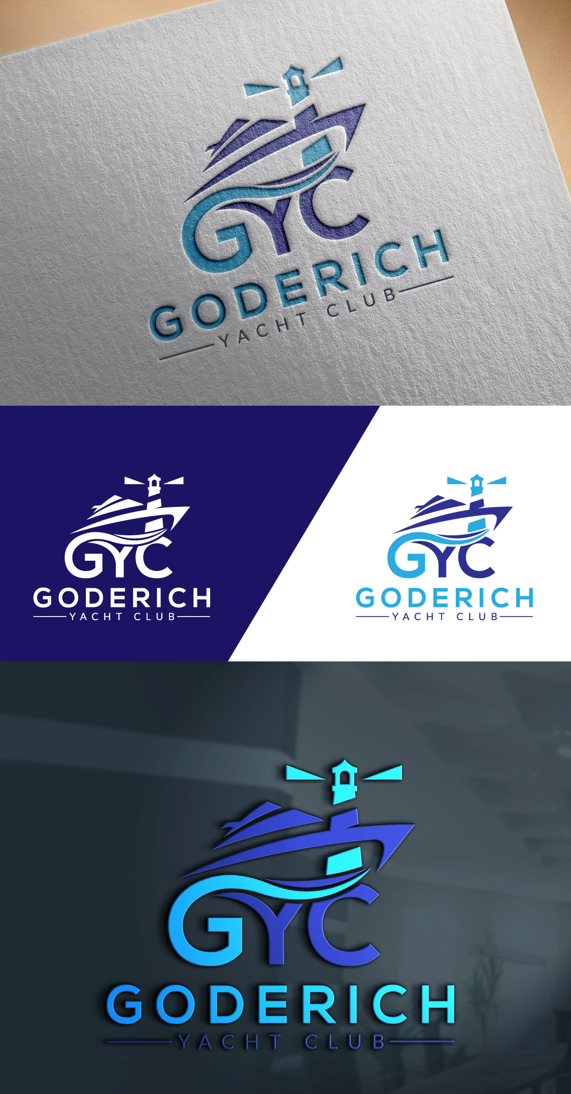 Logo Design by amran mollaa for Goderich Yacht Club | Design #30553572