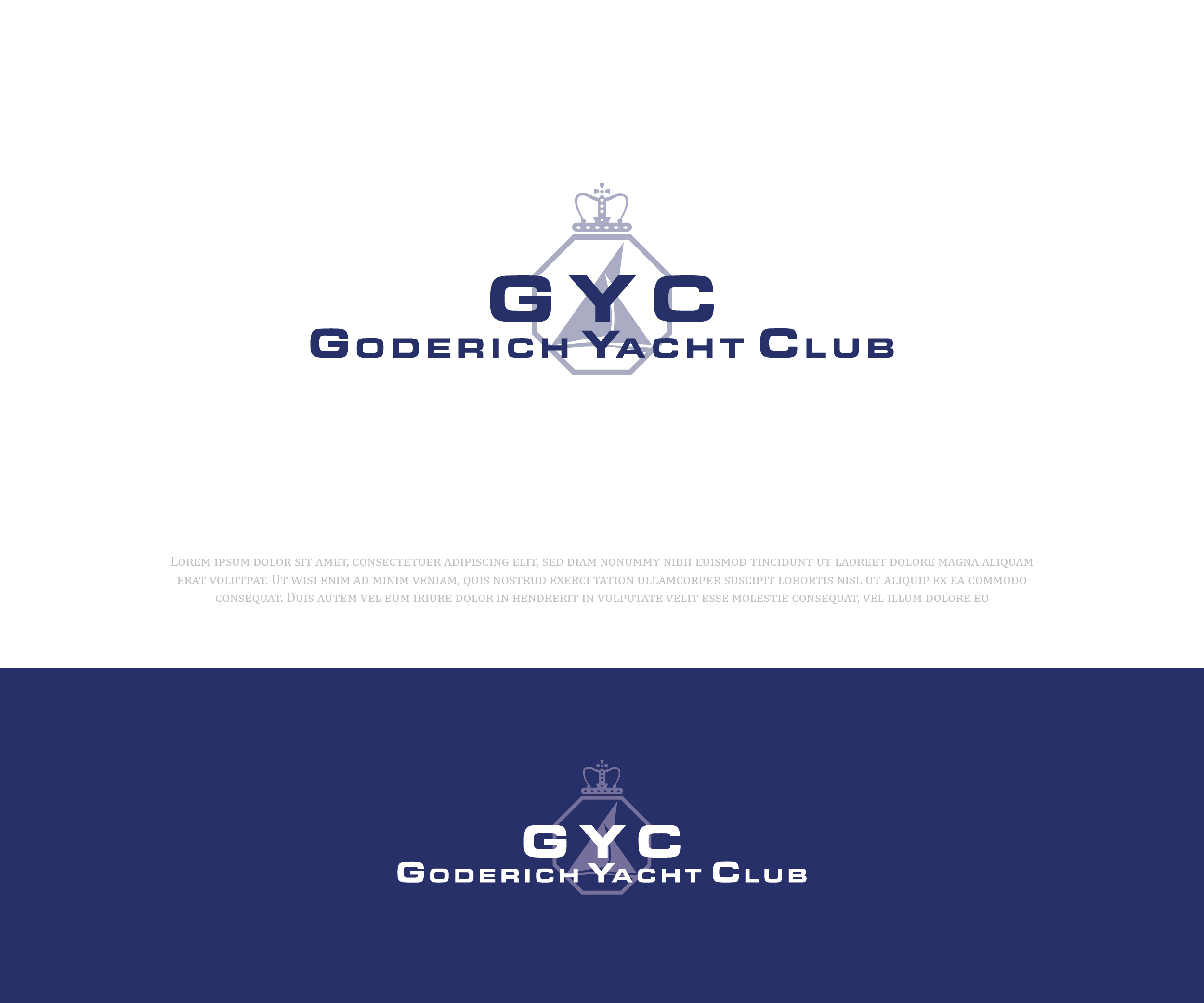 Logo Design by 99 Art.. for Goderich Yacht Club | Design #30557070