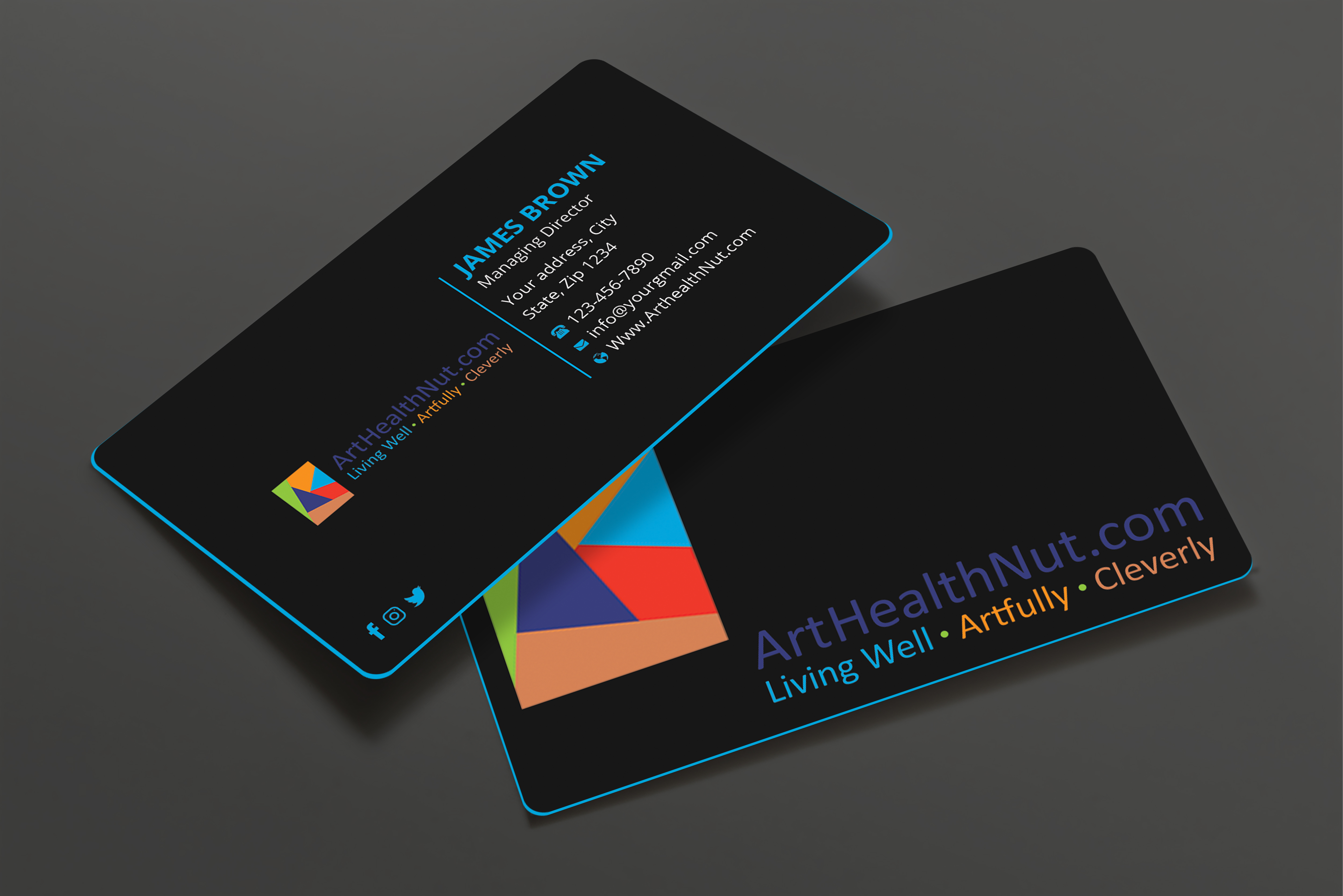 Design de Carte de Visite par Expert Bappy pour ArtHealthNut.com, LLC | Design #30551619
