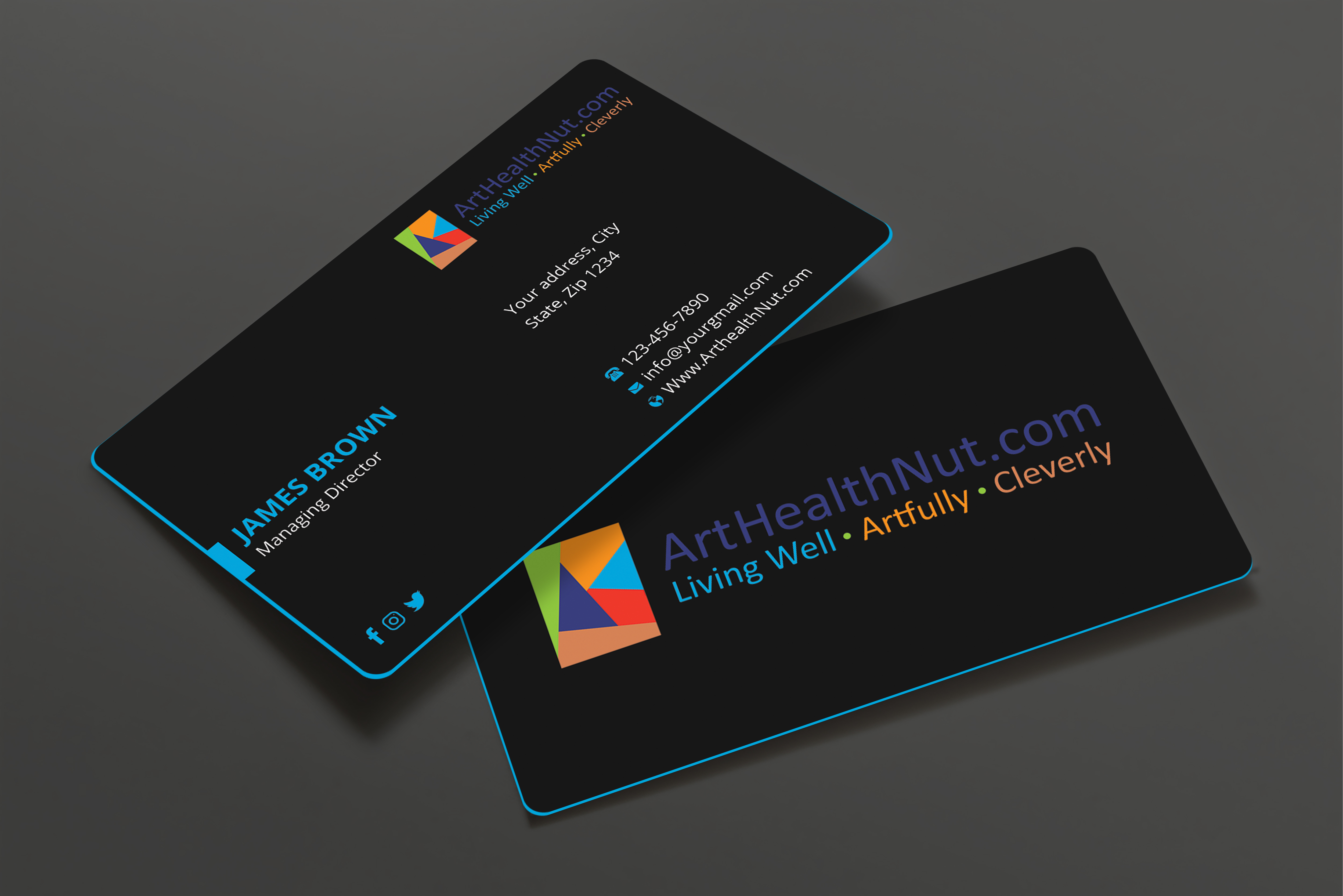 Design de Carte de Visite par Expert Bappy pour ArtHealthNut.com, LLC | Design #30551950