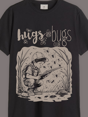 T-Shirt-Design von Foulanan Design für Hugs & Bugs Club | Design: #30558766