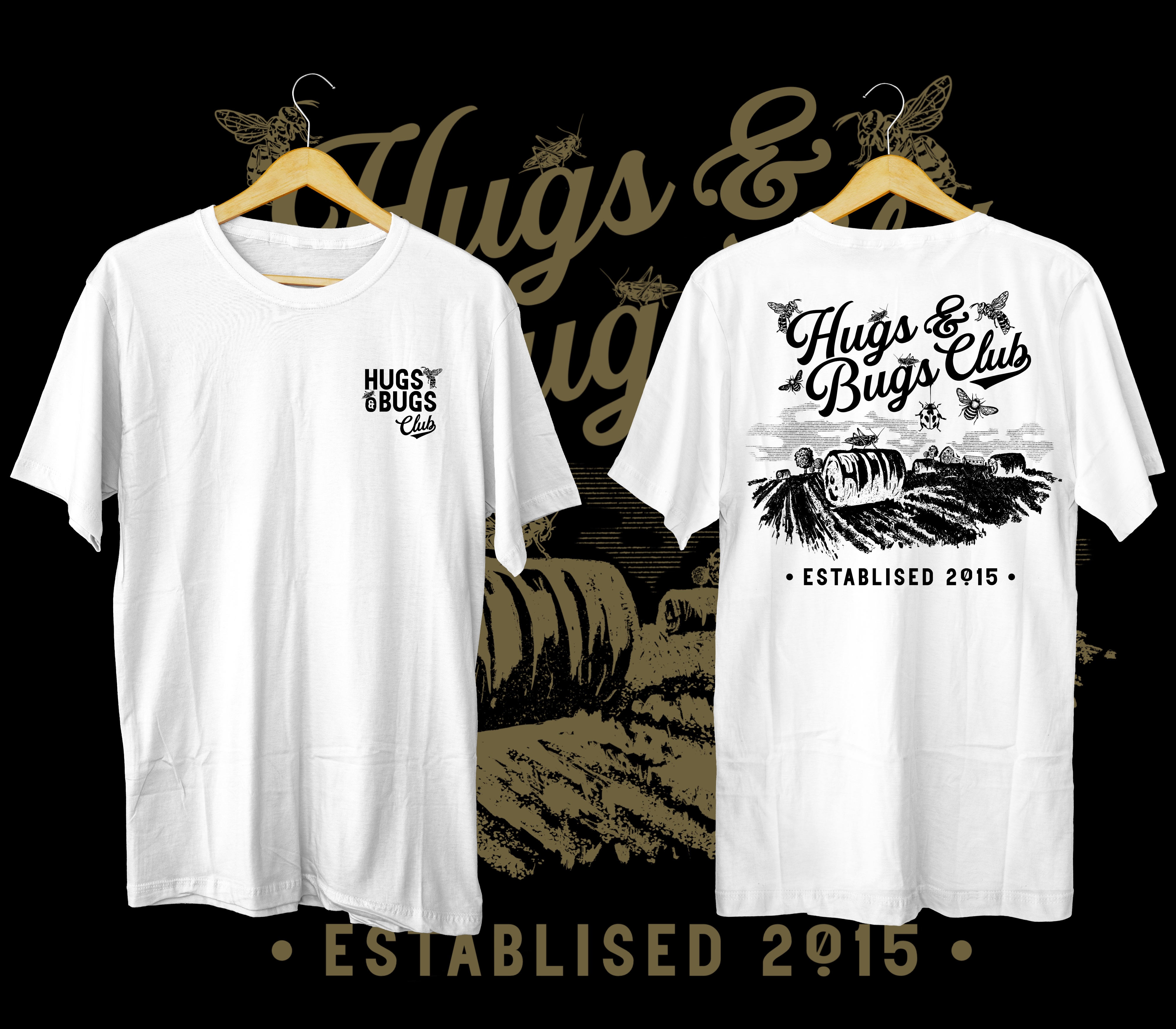 T-shirt Design by Letterdot for Hugs & Bugs Club | Design #30571532