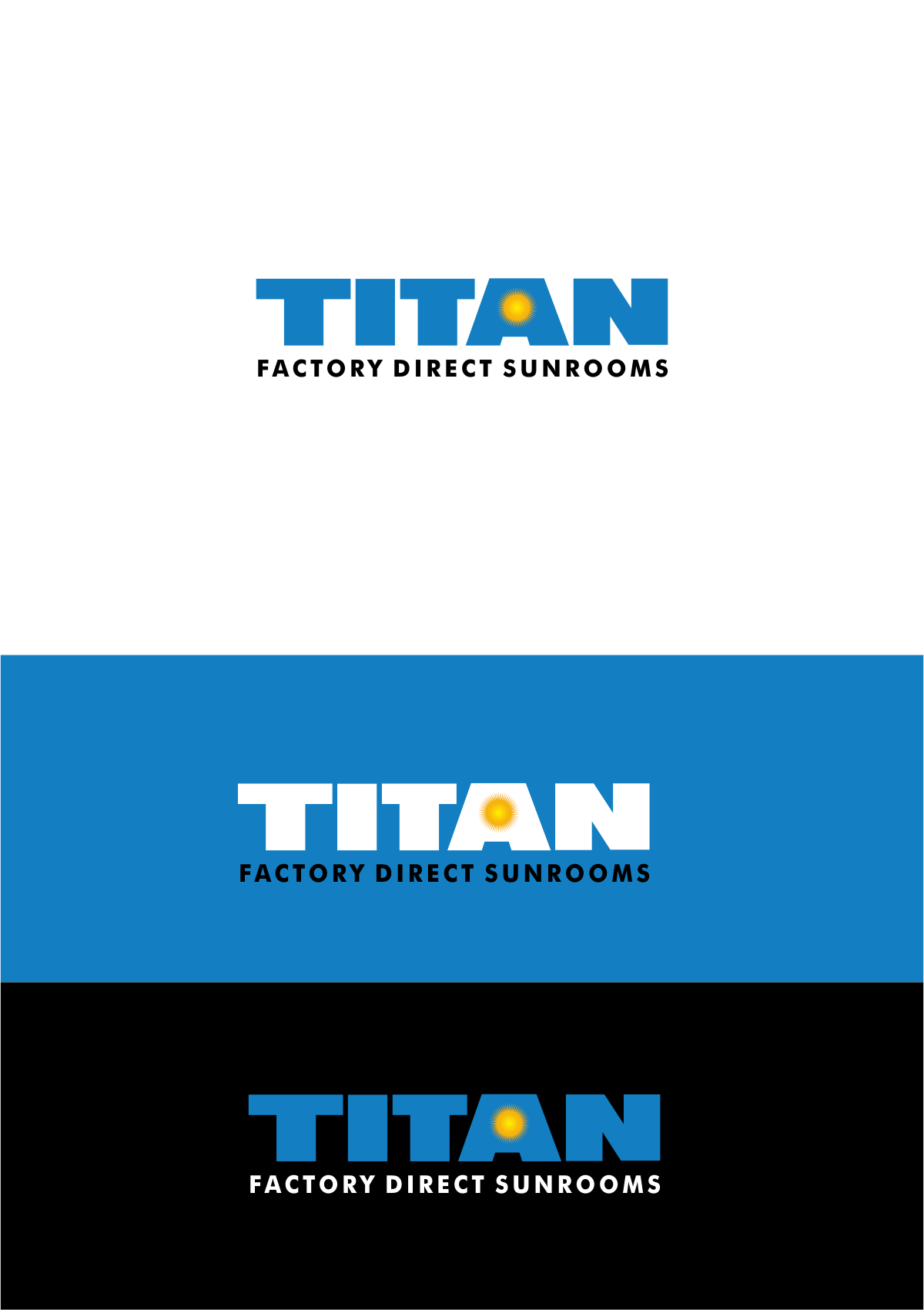 Logo Design by Atiek for Titan Sunrooms | Design #30551916