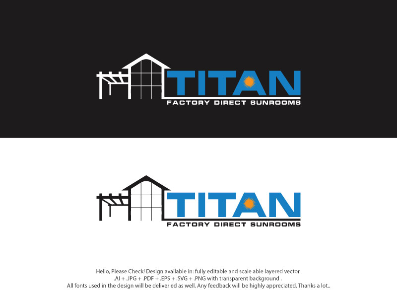 Logo Design by skart for Titan Sunrooms | Design #30565364
