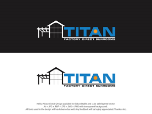 Logo Design by skart for Titan Sunrooms | Design: #30565364