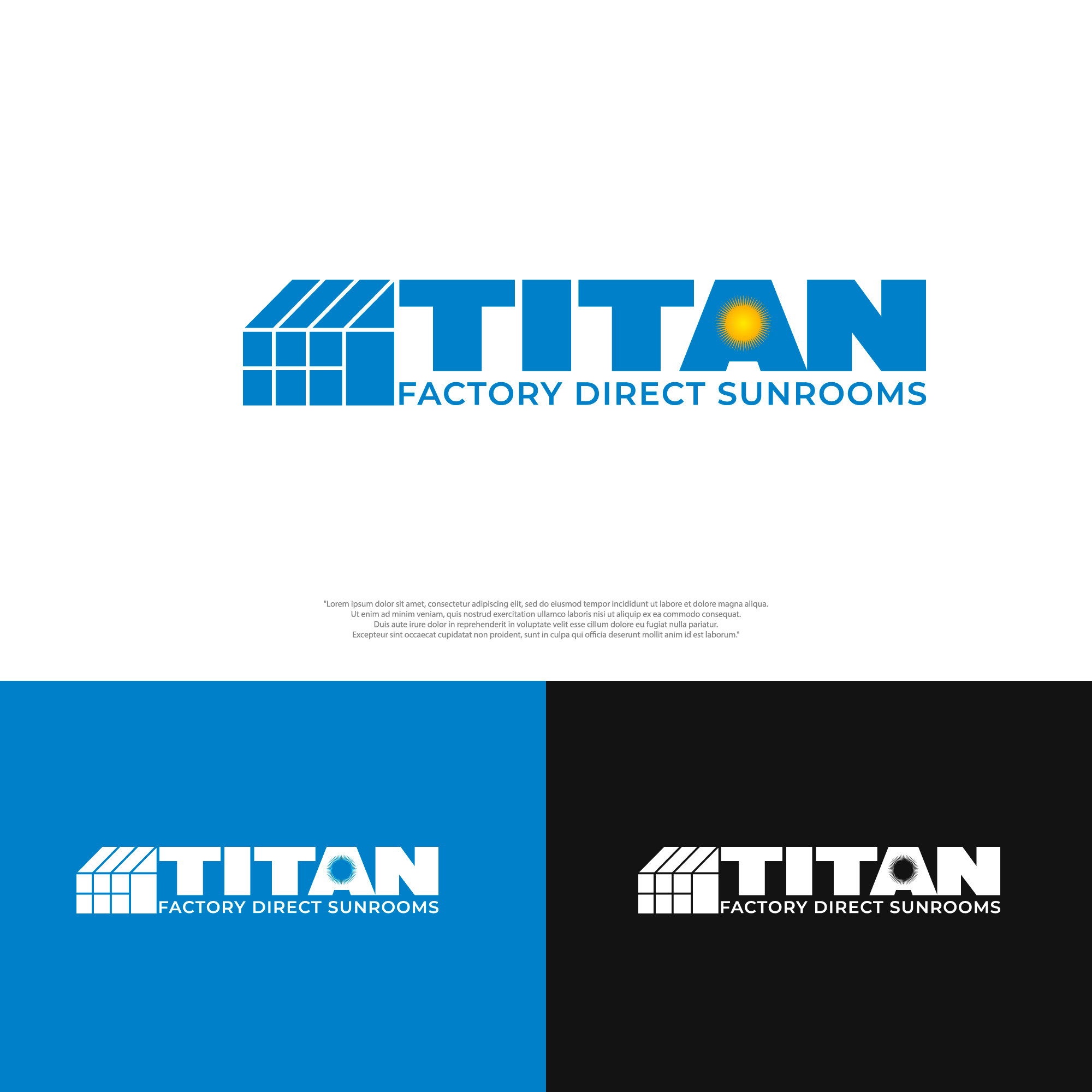 Diseño de Logo por Anderwork para Titan Sunrooms | Diseño #30551724